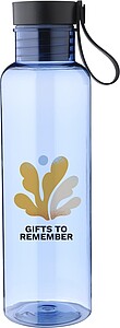 rPET single-walled drinking bottle (750 ml), cobalt blue