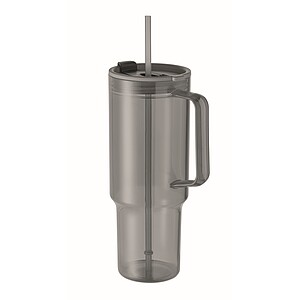 RPET tumbler 1200ml, transparent grey