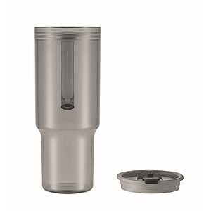 RPET tumbler 1200ml, transparent grey