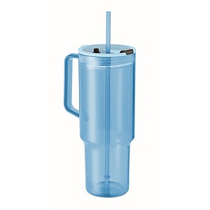 RPET tumbler 1200ml, transparent light blue
