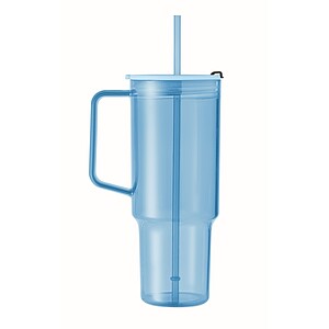 RPET tumbler 1200ml, transparent light blue