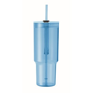 RPET tumbler 1200ml, transparent light blue