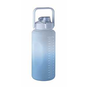 RPET water bottle 2000ml, royal blue