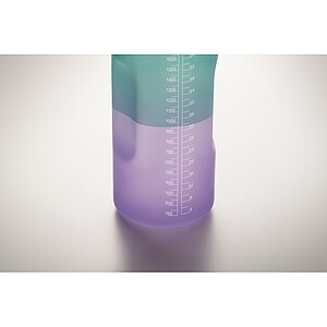 RPET water bottle 2000ml, turquoise