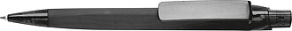 Rubberized ball pen, black