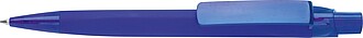 Rubberized ball pen, blue