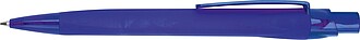 Rubberized ball pen, blue