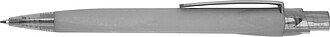 Rubberized ball pen, grey