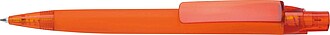 Rubberized ball pen, orange