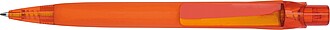 Rubberized ball pen, orange