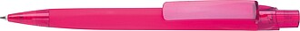 Rubberized ball pen, pink