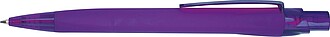 Rubberized ball pen, violet