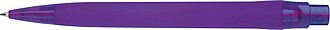Rubberized ball pen, violet