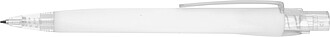 Rubberized ball pen, white