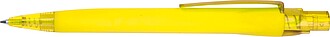 Rubberized ball pen, yellow