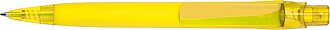 Rubberized ball pen, yellow