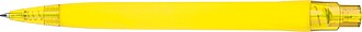Rubberized ball pen, yellow