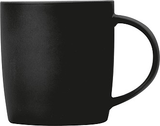 Rubberized ceramic mug
