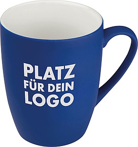 Rubberized ceramic mug