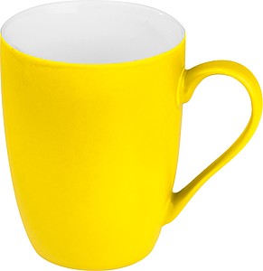 Rubberized ceramic mug