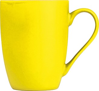 Rubberized ceramic mug