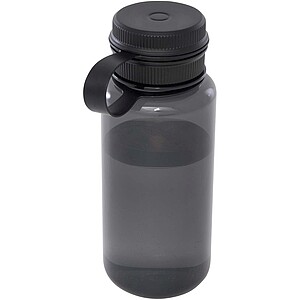 Ryder 900 ml RCS certified RPET sport bottle with multi-function lid, solid black