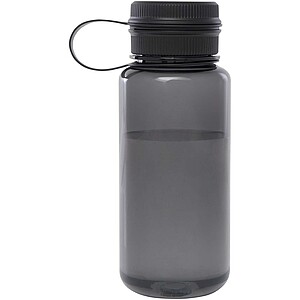 Ryder 900 ml RCS certified RPET sport bottle with multi-function lid, solid black