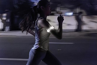 Safety led strap