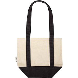 Sam 320 g/m2 GRS recycled mini cotton tote bag, black