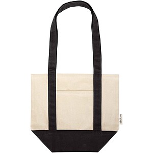 Sam 320 g/m2 GRS recycled mini cotton tote bag, black