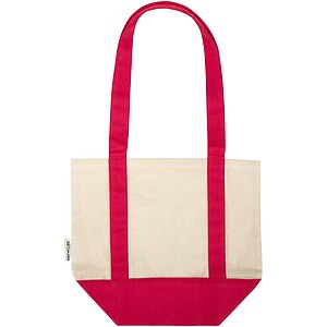 Sam 320 g/m2 GRS recycled mini cotton tote bag, red