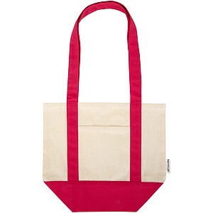 Sam 320 g/m2 GRS recycled mini cotton tote bag, red