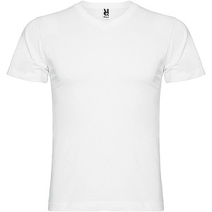 Samoyedo short sleeve mens v-neck t-shirt