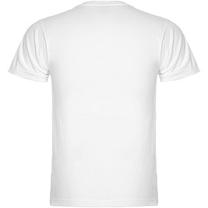 Samoyedo short sleeve mens v-neck t-shirt
