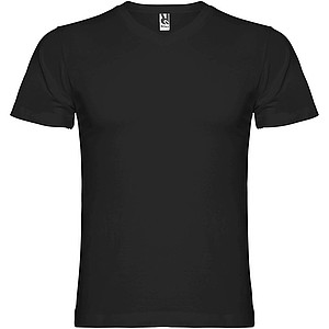 Samoyedo short sleeve mens v-neck t-shirt