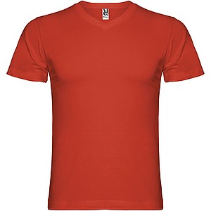 Samoyedo short sleeve mens v-neck t-shirt