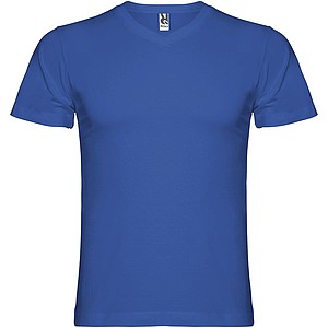 Samoyedo short sleeve mens v-neck t-shirt