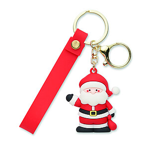 Santa keyring bag charm