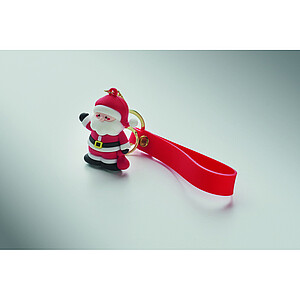 Santa keyring bag charm