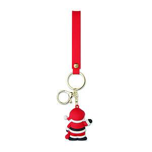 Santa keyring bag charm