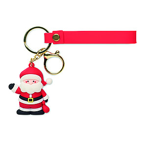 Santa keyring bag charm