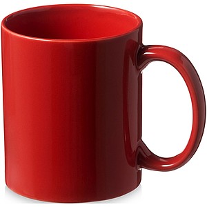 Santos ceramic mug, red