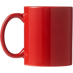 Santos ceramic mug, red
