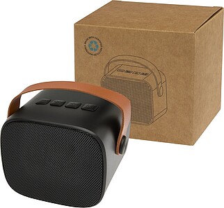 SAROT Bezdrátový 3W reproduktor z recyklovaného plastu, černá