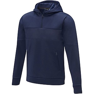 Sayan mens half zip anorak hooded sweater