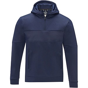 Sayan mens half zip anorak hooded sweater
