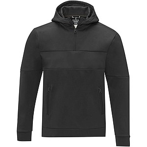 Sayan mens half zip anorak hooded sweater