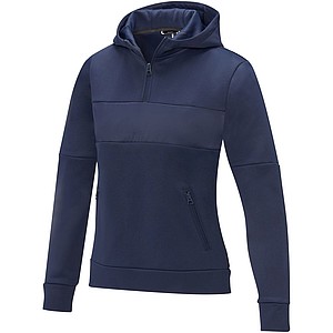 Sayan womens half zip anorak hooded sweater