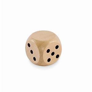 Schima wooden dice 3cm dia, wood