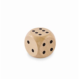 Schima wooden dice 3cm dia, wood